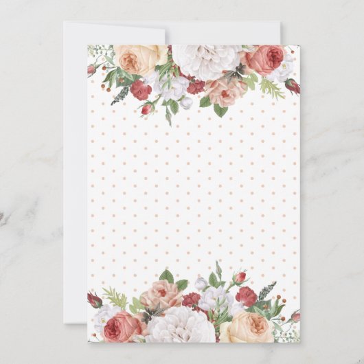 Invitation Nous le faisons| Script de style et Mariage de Ros (Dos)