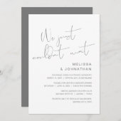 Invitation Nous n'avons tout simplement pas pu attendre, Mari (Devant / Derrière)