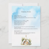 Invitation Nous ne campons pas nous glamp teepepepee tente do (Dos)