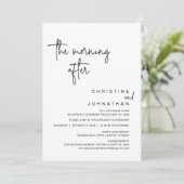 Invitation Nous ne pouvions pas attendre, Mariage Elopement D (Debout devant)