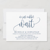 Invitation Nous ne pouvions tout simplement pas attendre, Inv (Devant)