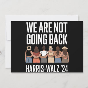 Invitation Nous ne rentrons pas Kamala Harris Waltz 24