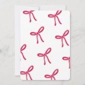 Invitation Nous nouons le Mariage de cerisier Knot Coquette (Dos)