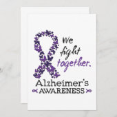 Invitation Nous nous battons ensemble - sensibilisation à la  (Devant / Derrière)