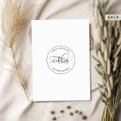 Invitation Nous Nous Marions Kraft Rustic Modern Mariage