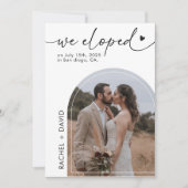 Invitation Nous nous sommes enfuis, maintenant célébrons la f (Devant)