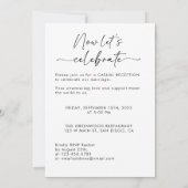 Invitation Nous nous sommes enfuis, maintenant célébrons la f (Dos)