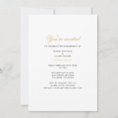 Invitation Nous Nous Sommes Engagés À La Fête De L'Engagement (Dos)