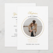 Invitation Nous Nous Sommes Engagés À La Fête De L'Engagement (Devant / Derrière)