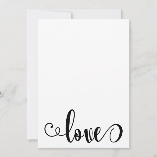 Invitation Nous Nous Sommes Mariés Gras Noir Blanc Réception (Dos)