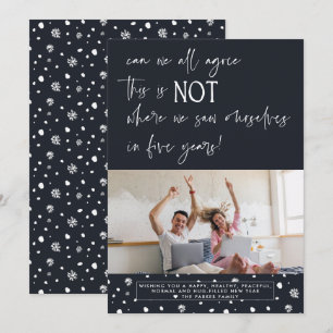 Invitation Nous nous sommes vus en cinq ans Joyeux Noël