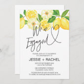 Invitation Nous participons à la fête d'été de la citron (Devant / Derrière)