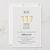 Invitation Nous Poulons Des Bouteilles Baby shower Nouvel An (Devant)