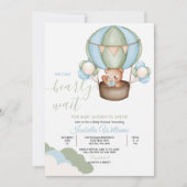 Invitation Nous pouvons à peine attendre Baby Shower (Devant)