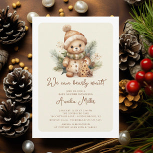 Invitation Nous Pouvons à Peine Attendre Baby Shower