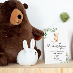 Invitation Nous pouvons à peine attendre la baby shower