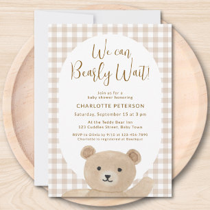 Invitation Nous pouvons à peine attendre la Fête de Bébé Mixt