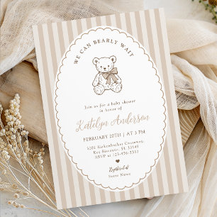 Invitation Nous pouvons à peine attendre l'invitation pour la