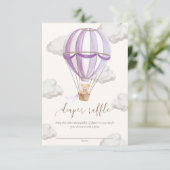 Invitation Nous pouvons à peine attendre Ours en peluche Tick (Debout devant)