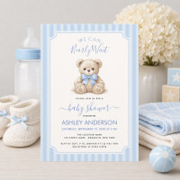 Nous pouvons à peine attendre Ourson Arc Bleu Baby