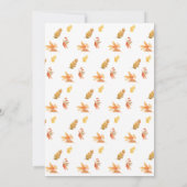 Invitation Nous pouvons attendre Baby shower Feuille (Dos)