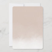 Invitation Nous pouvons attendre Baby shower Sip et voir (Dos)