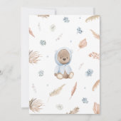 Invitation Nous pouvons attendre le Baby shower (Dos)