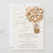 Invitation Nous pouvons attendre le Baby shower (Devant)