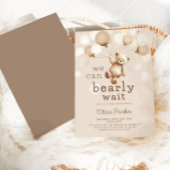 Invitation Nous pouvons attendre le Baby shower de l'ours
