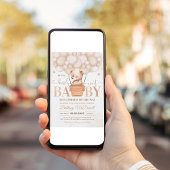 Invitation Nous pouvons attendre le Baby shower de thème de l