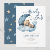 Invitation Nous pouvons attendre l'invitation Baby shower (Devant / Derrière)