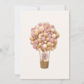 Invitation Nous pouvons attendre l'invitation Baby shower (Dos)