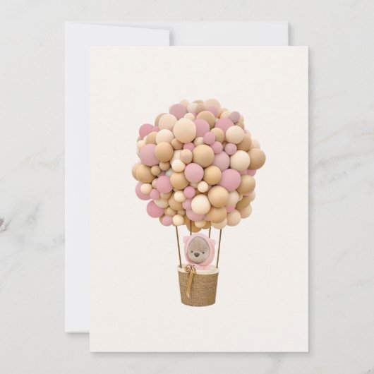 Invitation Nous pouvons attendre l'invitation Baby shower (Dos)