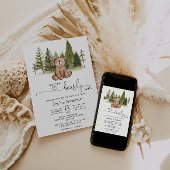 Invitation Nous pouvons attendre l'invitation Baby shower