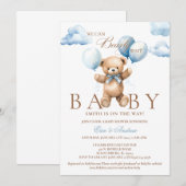 Invitation Nous pouvons attendre l'invitation Baby shower (Devant / Derrière)