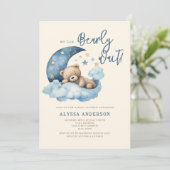 Invitation Nous pouvons attendre l'invitation Baby shower (Debout devant)