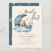 Invitation Nous pouvons attendre l'invitation Baby shower (Devant / Derrière)