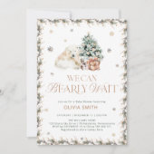 Invitation Nous Pouvons Attendre Moderne Maigre Ours (Devant)