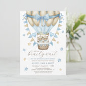 Invitation Nous Pouvons Attendre Rapidement Jumeau Bébé Bébé  (Debout devant)