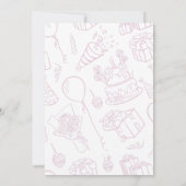 Invitation Nous Pouvons Attendre Rose (Dos)