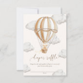 Invitation Nous Pouvons Attendre Teddy Billet Refle de couche (Devant)