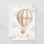 Invitation Nous Pouvons Attendre Teddy Billet Refle de couche (Dos)