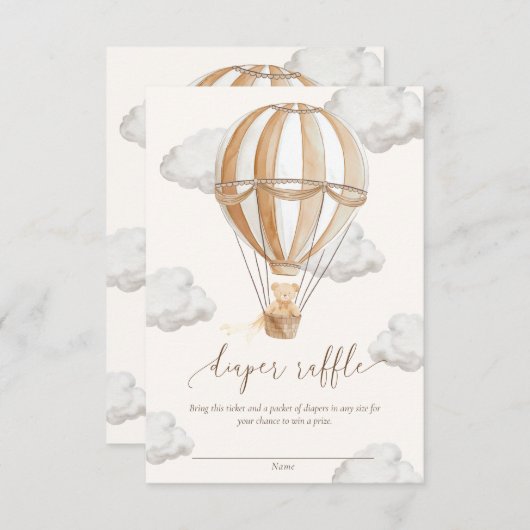 Invitation Nous Pouvons Attendre Teddy Billet Refle de couche (Devant / Derrière)