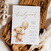 Invitation Nous pouvons attendre un Baby shower neutre pour l