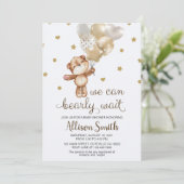 Invitation Nous pouvons Baby shower d'attente précoce (Debout devant)