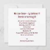 Invitation Nous pouvons le croire à l'oeil nu ! anniversaire  (Dos)