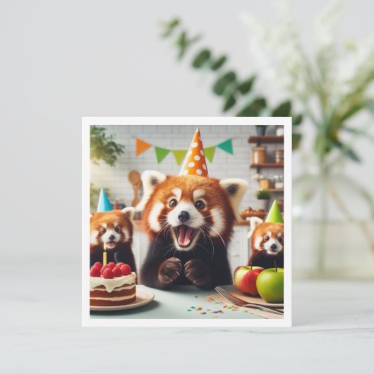 Invitation Nous pouvons le croire à l'oeil nu ! Anniversaire (Debout devant)