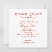 Invitation Nous pouvons le croire à l'oeil nu ! Anniversaire (Dos)