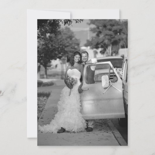 Invitation Nous renouvelons toujours nos vœux (Dos)