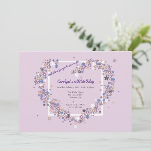 Invitation Nous serions ravis que vous vous joigniez à nous (Debout devant)